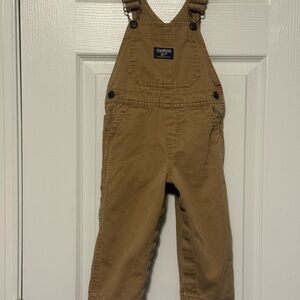 OshKosh B'gosh Tan Kids Overalls